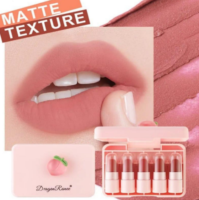 5 piece High Pigmented lipstick