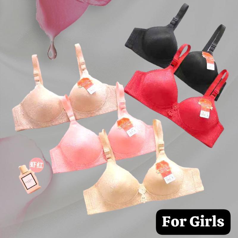 1 PCs Cotton Lace Padded Bra