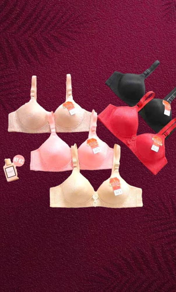 1 PCs Cotton Lace Padded Bra