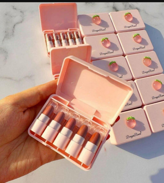 5 piece High Pigmented lipstick