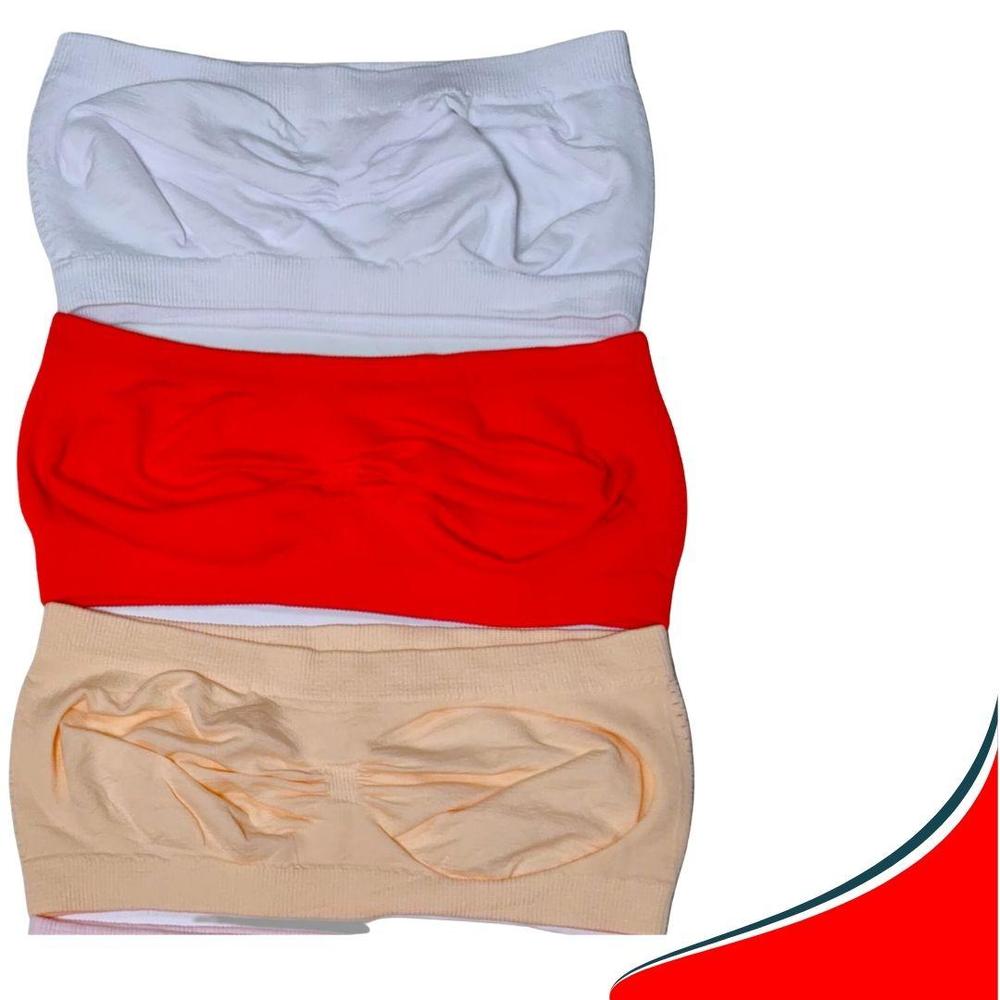 Cotton Teenager tube bra, Pack of three